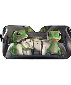 gearhumans 3D Lizard Custom Car Auto Sunshade GS30073 Auto Sunshade 57''x27.5'' 
