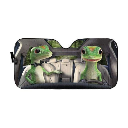 gearhumans 3D Lizard Custom Car Auto Sunshade GS30073 Auto Sunshade 57''x27.5''