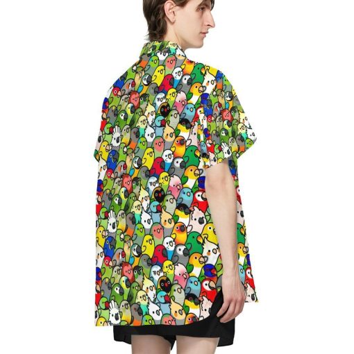 Gearhumans 3D Lots Of Birds Hawaii Shirt ZK12043 Hawai Shirt