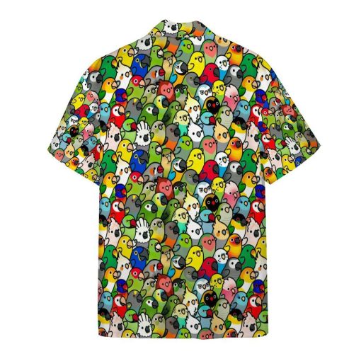 Gearhumans 3D Lots Of Birds Hawaii Shirt ZK12043 Hawai Shirt