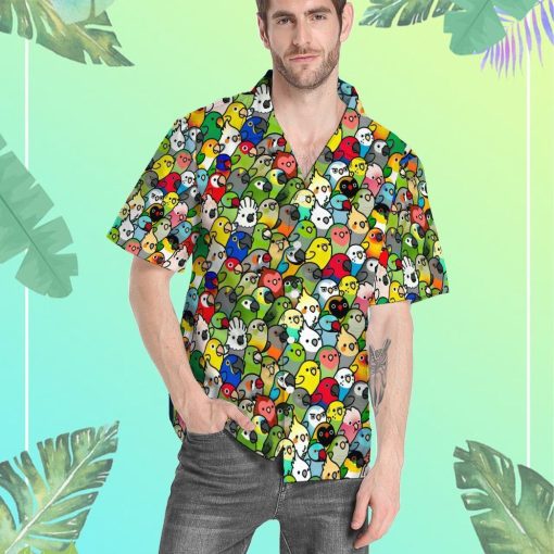 Gearhumans 3D Lots Of Birds Hawaii Shirt ZK12043 Hawai Shirt