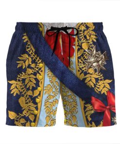 Gearhumans 3D Louis XV Custom Beach Shorts Swim Trunks GV100728 Men Shorts Men Shorts S