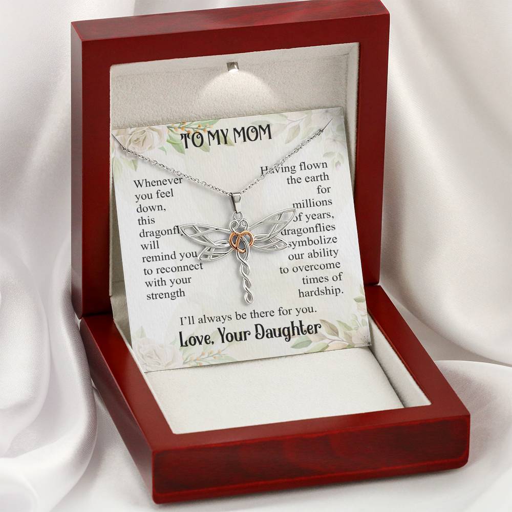 Gearhumans 3D Love Mom Happy Mothers Day Dragonfly Dream Necklace 5 Gearhumans 3D Love Mom Happy Mothers Day Dragonfly Dream Necklace GS2204213 ShineOn Fulfillment
