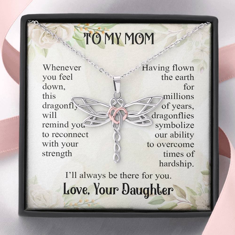Gearhumans 3D Love Mom Happy Mothers Day Dragonfly Dream Necklace 1 Gearhumans 3D Love Mom Happy Mothers Day Dragonfly Dream Necklace GS2204213 ShineOn Fulfillment Standard Box