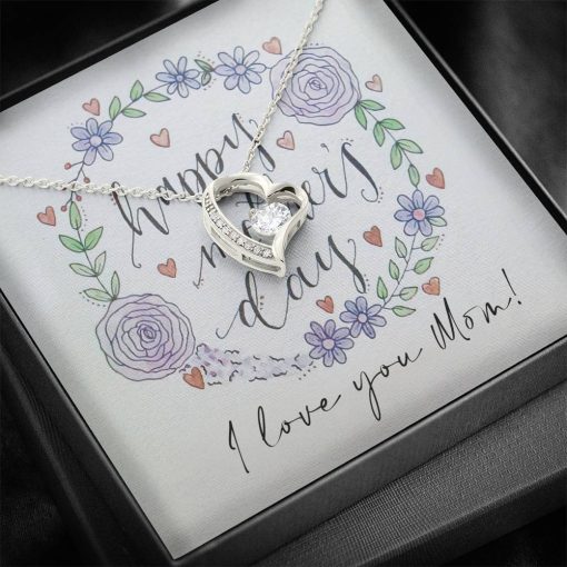 Gearhumans 3D Love My Mom Happy Mothers Day Forever Love Necklace GS20042110 ShineOn Fulfillment