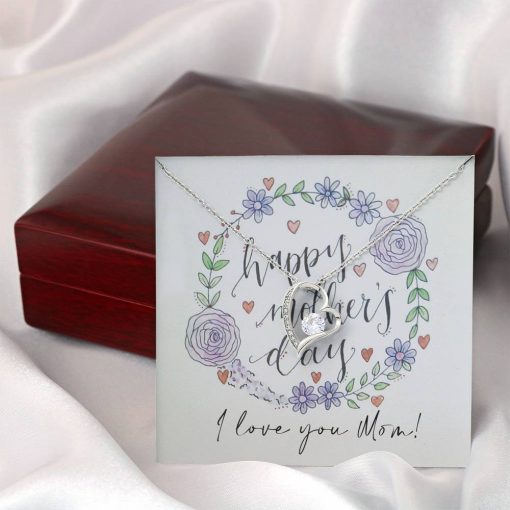 Gearhumans 3D Love My Mom Happy Mothers Day Forever Love Necklace GS20042110 ShineOn Fulfillment