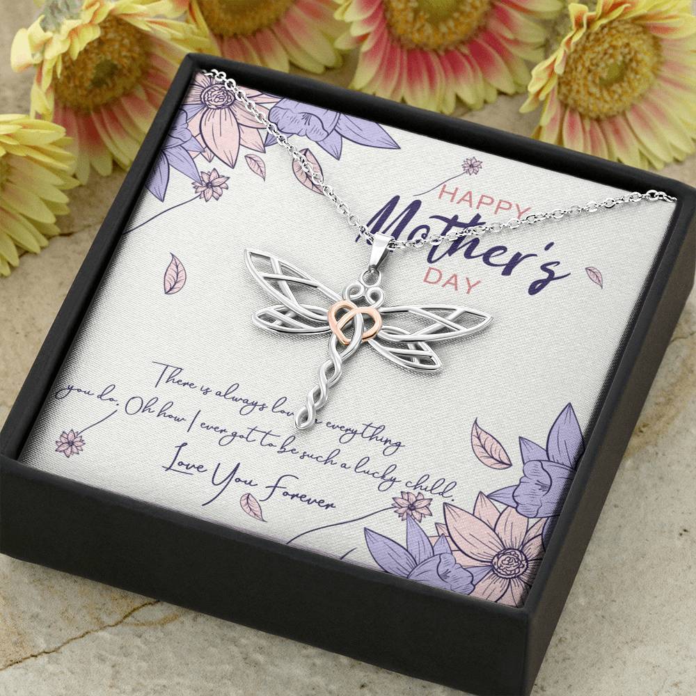 Gearhumans 3D Love You Mom Happy Mothers Day Dragonfly Dream Necklace 2 Gearhumans 3D Love You Mom Happy Mothers Day Dragonfly Dream Necklace GS2204217 ShineOn Fulfillment