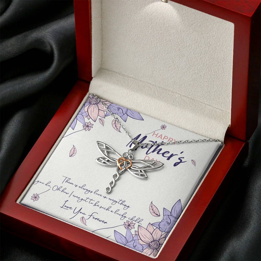 Gearhumans 3D Love You Mom Happy Mothers Day Dragonfly Dream Necklace 6 Gearhumans 3D Love You Mom Happy Mothers Day Dragonfly Dream Necklace GS2204217 ShineOn Fulfillment