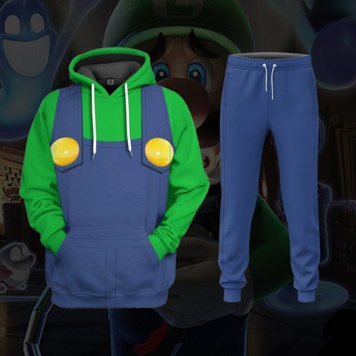 Gearhumans 3D Luigi Custom Hoodie Apparel - Image 11