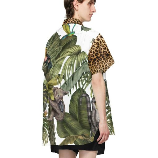 Gearhumans 3D Magical Jungle With Leopard Skin Hawaii Shirt ZC13044 Hawai Shirt