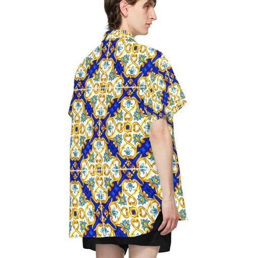 Gearhumans 3D Majolica Hawaii Shirt ZC13046 Hawai Shirt