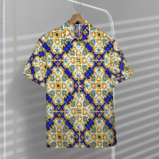 Gearhumans 3D Majolica Hawaii Shirt ZC13046 Hawai Shirt