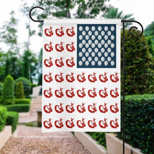 Gearhumans 3D Mermaid American Flag Custom Flag GW2106211 House Flag