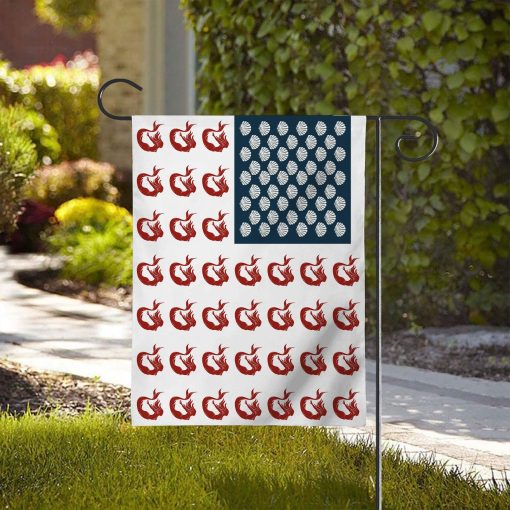 Gearhumans 3D Mermaid American Flag Custom Flag GW2106211 House Flag