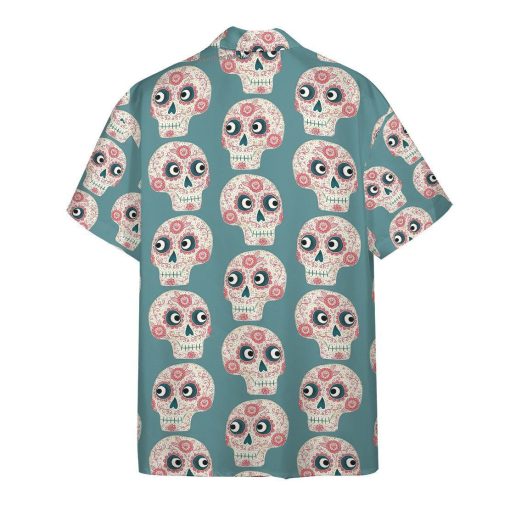 Gearhumans 3D Mexican Skull Hawaii Shirt ZK2405211 Hawai Shirt