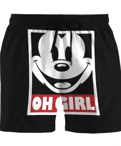 Gearhumans 3D Mickey Oh Girl Custom Beach Shorts GN26061 Men Shorts Men Shorts S 