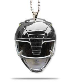 Gearhumans 3D Mighty Morphin Black Power Ranger Helmet Custom Car Hanging GW21062121 Car Hanging Car Hanging/1 Pack 