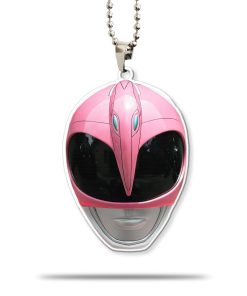 Gearhumans 3D Mighty Morphin Pink Power Ranger Helmet Custom Car Hanging GW3006219 Car Hanging Car Hanging/1 Pack 
