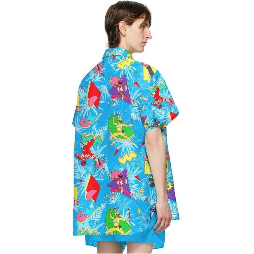 Gearhumans 3D Mighty Morphin Power Ranger Hawaii Shirt ZZ12041 Hawai Shirt