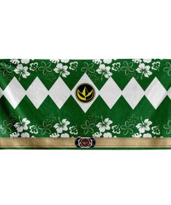 Gearhumans 3D Mighty Morphin Power Rangers Green Ranger Custom Beach Towel GW02062111 Towel Towel 60''x30'' 