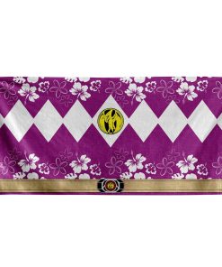 Gearhumans 3D Mighty Morphin Power Rangers Pink Ranger Custom Beach Towel GW02062110 Towel Towel 60''x30'' 