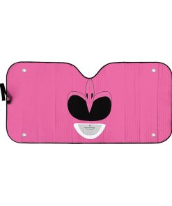 Gearhumans 3D Mighty Morphin Power Rangers Pink Ranger Custom Car Auto Sunshade GW29049 Auto Sunshade 57''x27.5'' 