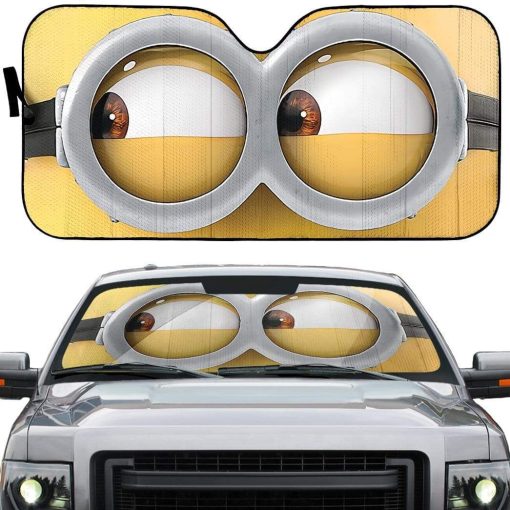 gearhumans 3D Minion Custom Car Auto Sunshade GD110511 Auto Sunshade
