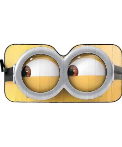 gearhumans 3D Minion Custom Car Auto Sunshade GD110511 Auto Sunshade 57''x27.5'' 
