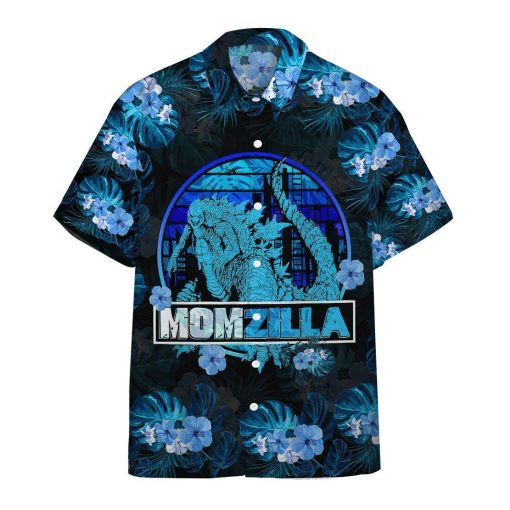 Gearhumans 3D Momzilla Mother Day Hawaii Shirt ZZ3003 Hawai Shirt Short Sleeve Shirt S