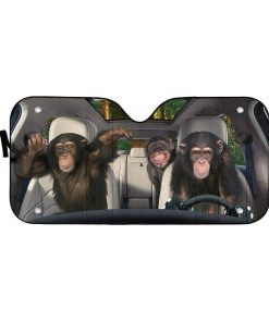 gearhumans 3D Monkey King Custom Car Auto Sunshade GL29077 Auto Sunshade 57''x27.5'' 