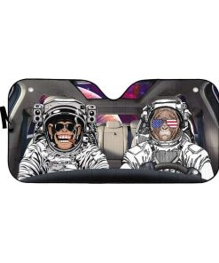 gearhumans 3D Monkey King Custom Car Auto Sunshade GL29078 Auto Sunshade 57''x27.5'' 