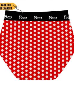 Gearhumans 3D Mouse Girlfriend Couple Underwears Custom Name Womens High Waisted Briefs GO05072121 Women High Waisted Briefs 