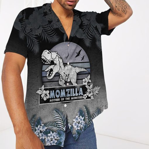 Gearhumans 3D Mozilla Mother of the monster Hawaii Shirt ZZ01041 Hawai Shirt