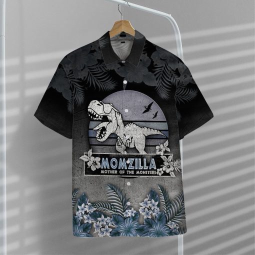 Gearhumans 3D Mozilla Mother of the monster Hawaii Shirt ZZ01041 Hawai Shirt