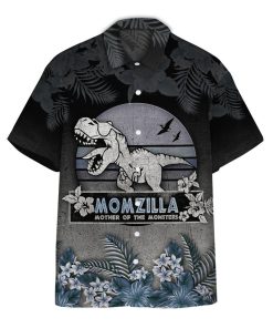 Gearhumans 3D Mozilla Mother of the monster Hawaii Shirt ZZ01041 Hawai Shirt Short Sleeve Shirt S 