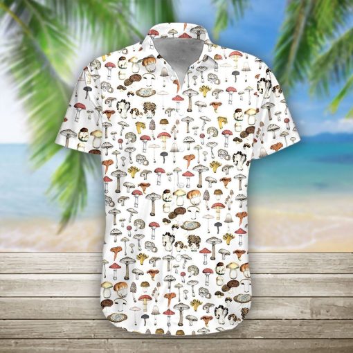 Gearhumans 3D Mushroom Hawaii Shirt hawaii Short Sleeve Shirt
