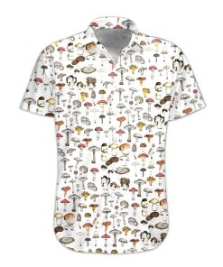 Gearhumans 3D Mushroom Hawaii Shirt hawaii Short Sleeve Shirt S