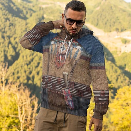 Gearhumans 3D Native America Tshirt Hoodie Apparel GB180327 3D Apparel