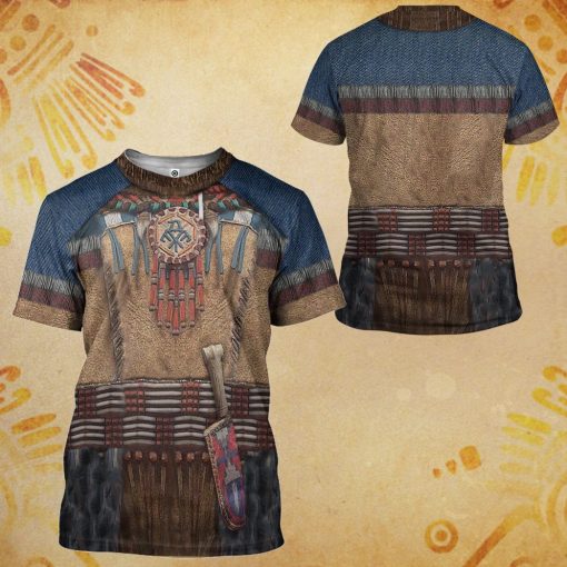 Gearhumans 3D Native America Tshirt Hoodie Apparel GB180327 3D Apparel