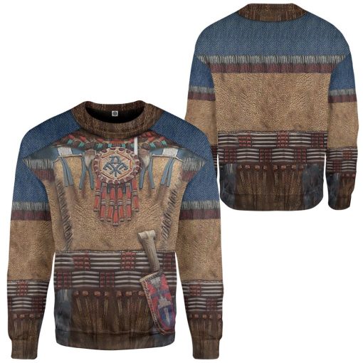 Gearhumans 3D Native America Tshirt Hoodie Apparel GB180327 3D Apparel