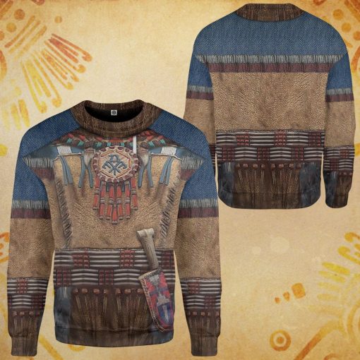 Gearhumans 3D Native America Tshirt Hoodie Apparel GB180327 3D Apparel