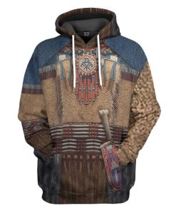 Gearhumans 3D Native America Tshirt Hoodie Apparel GB180327 3D Apparel Hoodie S 