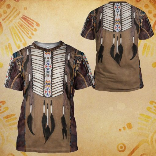 Gearhumans 3D Native America Tshirt Hoodie Apparel GB180329 3D Apparel