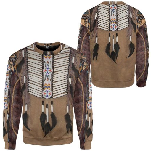 Gearhumans 3D Native America Tshirt Hoodie Apparel GB180329 3D Apparel