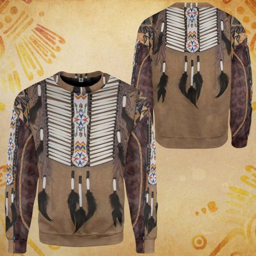 Gearhumans 3D Native America Tshirt Hoodie Apparel GB180329 3D Apparel