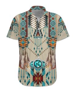 Gearhumans 3D Native American Hawaii Shirt ZG-HW07082002 Short Sleeve Shirt S