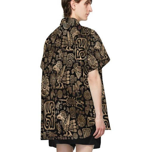 Gearhumans 3D Native American Ornaments Black And Gold Hawaii Shirt 10 Gearhumans 3D Native American Ornaments Black And Gold Hawaii Shirt ZK1805211 Hawai Shirt