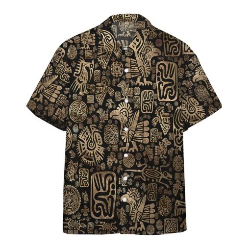 Gearhumans 3D Native American Ornaments Black And Gold Hawaii Shirt 7 Gearhumans 3D Native American Ornaments Black And Gold Hawaii Shirt ZK1805211 Hawai Shirt Short Sleeve Shirt S