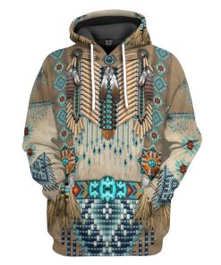 Gearhumans 3D Native Indian Custom Tshirt Hoodie Apparel GW02062126 3D Apparel Hoodie S 