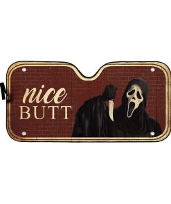 gearhumans 3D Nice Butt Scream Halloween Custom Car Auto Sunshade GL13083 Auto Sunshade 57''x27.5'' 